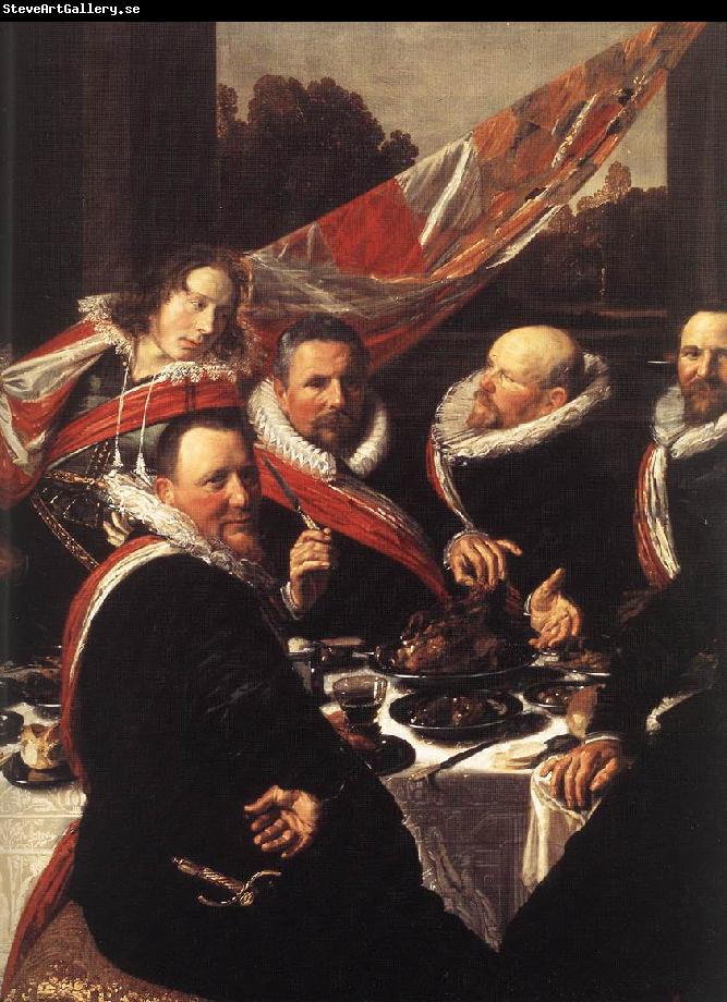 HALS, Frans Banquet of the Officers of the St George Civic Guard (detail)